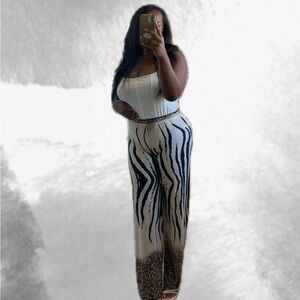 Fashion Nova Animal Print Pants